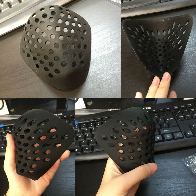 Silicone Mask Bracket - Czarny czerwony silikonowy pokrowiec na maskę